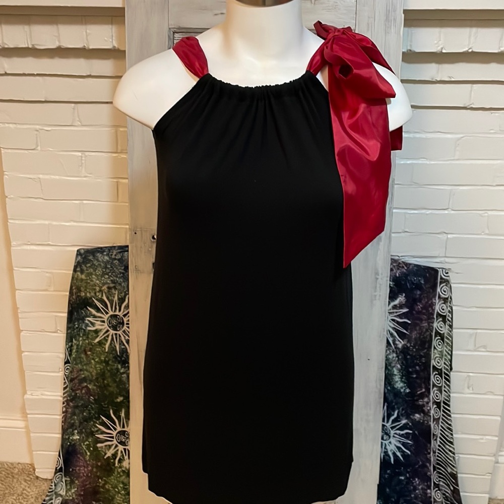 PIGSKINS & PONYTAILS Black Dress